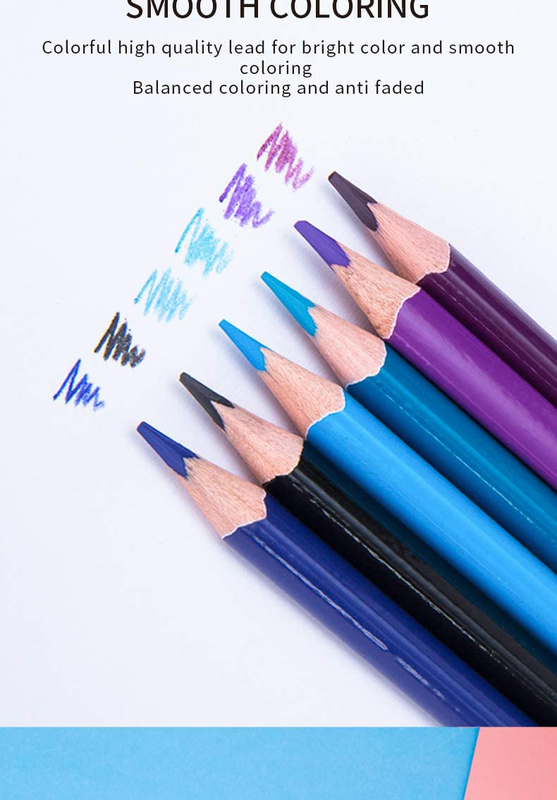 Deli Colorun Coloured Pencil Set, 24-Piece, Multicolour