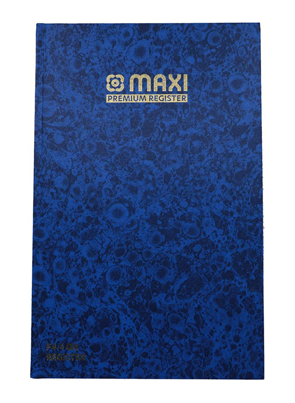 Delight Maxi Premium Register Ruled Notebook Set, 4QR, 13 x 10 inch, 192 Pages x 2 Pieces, Blue