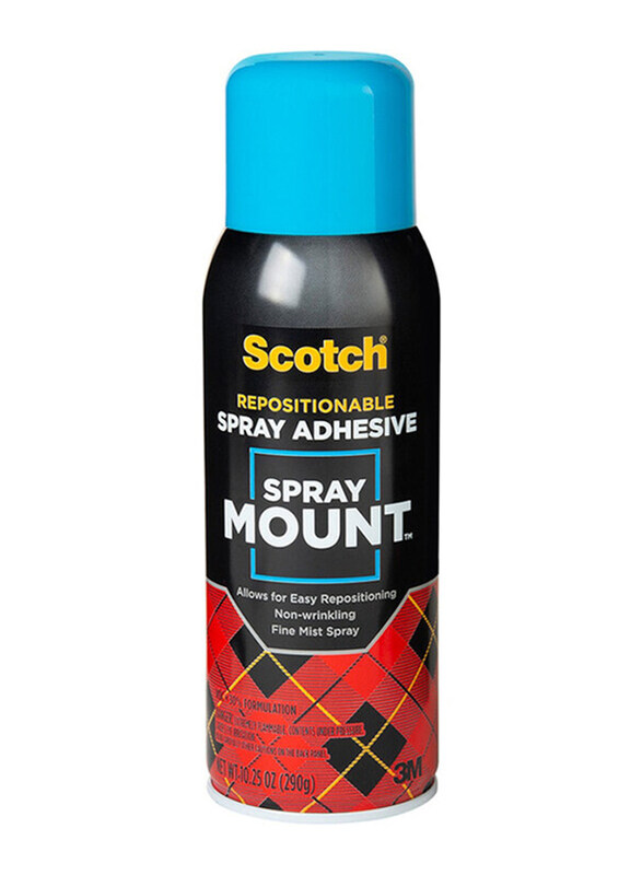 

3M Scotch Spray Mount Adhesive, 290g, Multicolour
