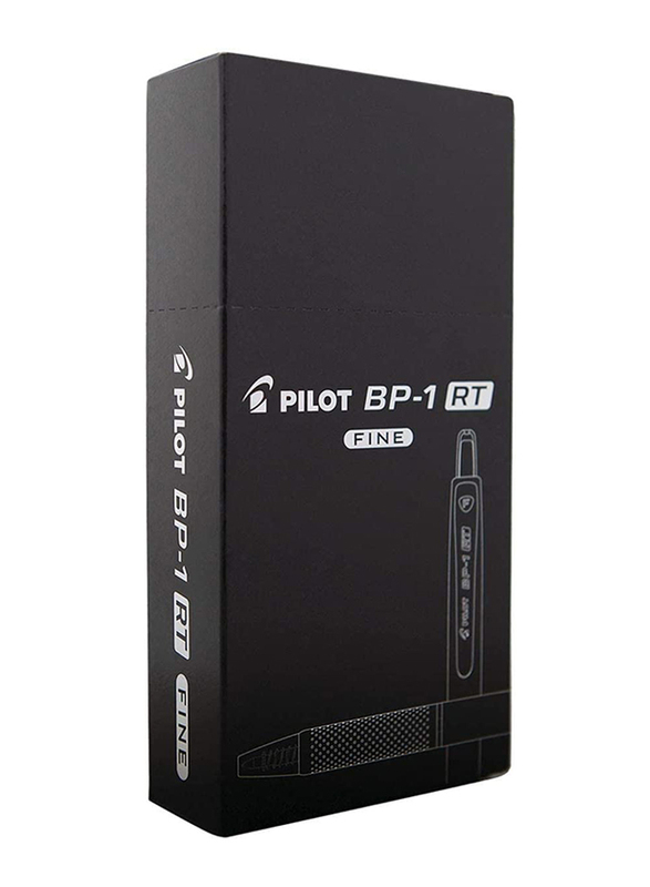 Pilot 12-Piece Fine Tip Ballpoint Pen, 0.7mm, Black