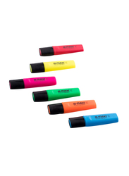 Maxi 6-Piece Super Fluorescent Premium Highlighter Set, Multicolour