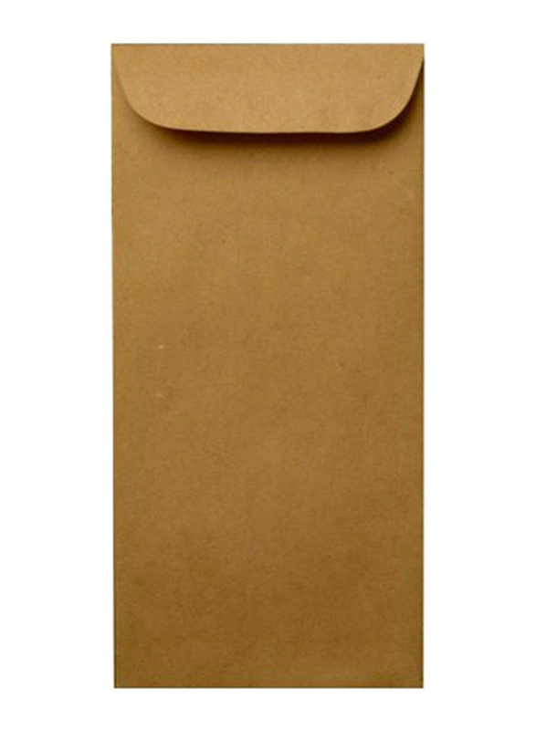 Paper Pouch Peel and Seal Envelope, 500 Pieces, Brown