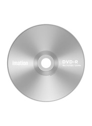 Imation DVD-R 16X 4.7GB/120Min Logo Blank Media Recordable Movie Data Disc, 50 Piece, Multicolour