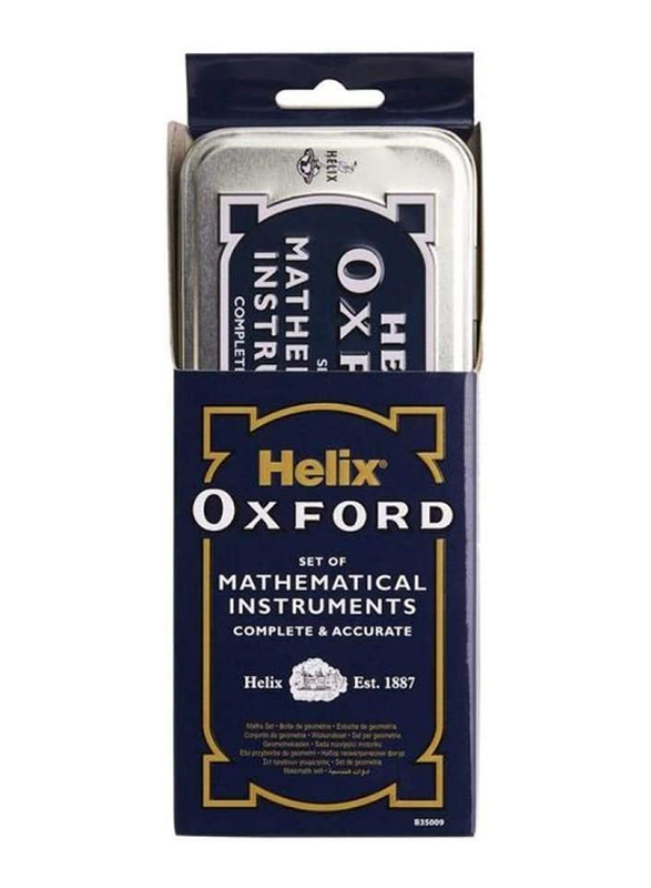 Helix Oxford Mathematical Instrument Box, Multicolour