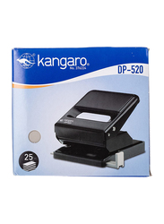 Kangaro 2 Hole Paper Hole Punch, DP-520, Black