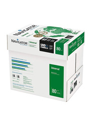 Navigator Universal Copier Paper Set, 5 x 500 Sheets, 80 GSM, A4 Size, White