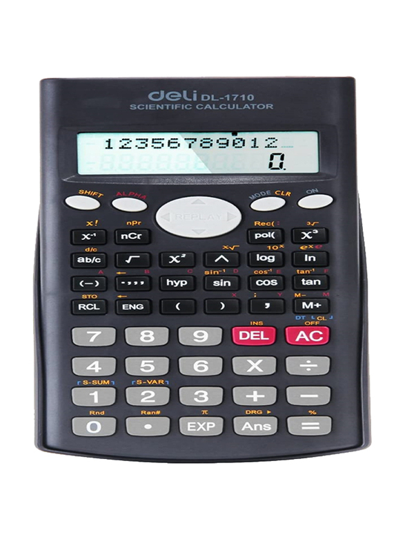 Deli Scientific Calculator, E1710, Dark Grey