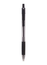 Deli Retractable Arrow Ballpoint Pen, 0.7mm, EQ01920, Black