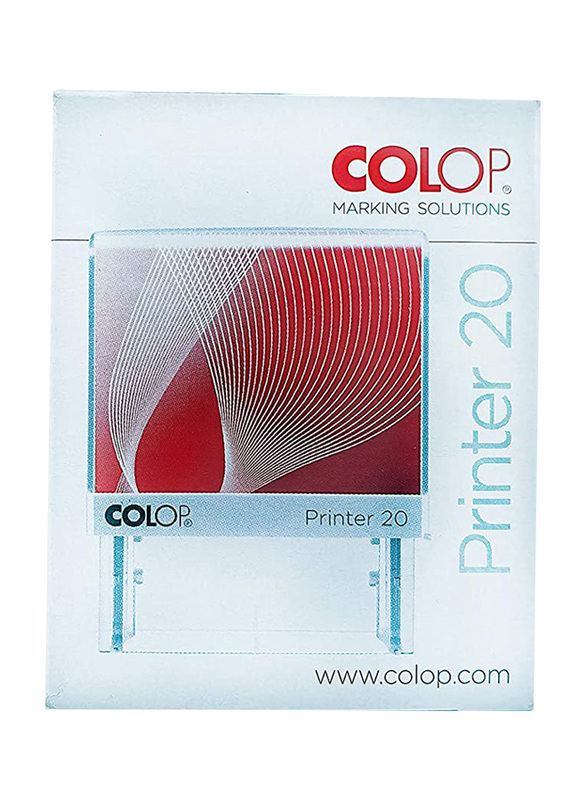 Colop Printer 20 Paid Self Inking Stamp, 14 x 38mm, Red