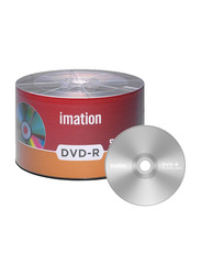 Imation DVD-R 16X 4.7GB/120Min Logo Blank Media Recordable Movie Data Disc, 50 Piece, Multicolour