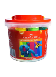 Faber-Castell Modelling Clay, 10 x 500gm, Multicolour