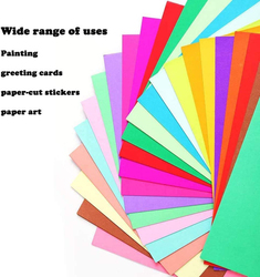 Sadaf 10-Piece EVA Foam A4 Size Art & Craft Paper, 2mm, Multicolour