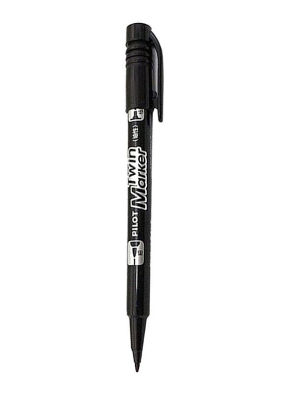 

Pilot Fine Tip Twin Marker Pen, Black