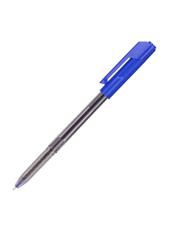 Deli 50-Piece EQ01030 Ballpoint Pen, Blue