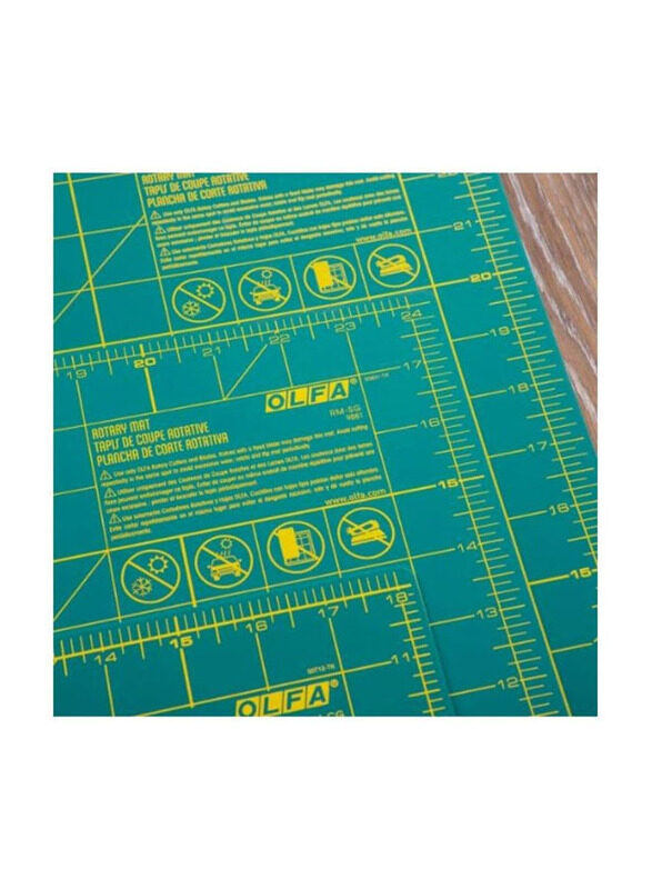 

Generic A2 Cutting Mat, 580 x 430 x 1.5mm, Green