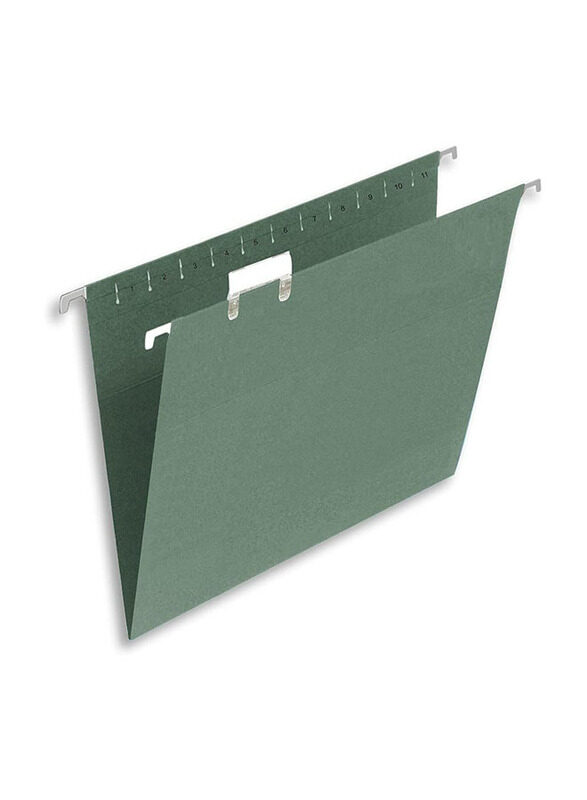 

Summit Foolscap Tabbed Filing Cabinet Suspension File, 50 Piece, Green