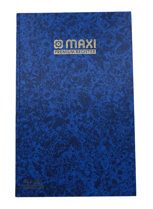 Delight Maxi Premium Register Ruled Notebook Set, 3QR, 13 x 10 inch, 144 Pages x 2 Pieces, Blue
