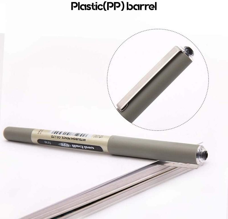 Uniball 12-Piece Eye Micro Gel Ink Pen Set, 0.5mm, UB-150, Black