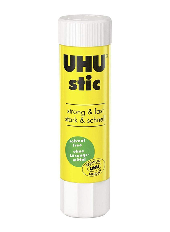 UHU Stark & Schnell Strong & Fast Glue Stick, 8.2gm, Yellow