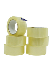 WOD Packing Tape, 2 inch x 55 Yards, 6 Pack, Clear