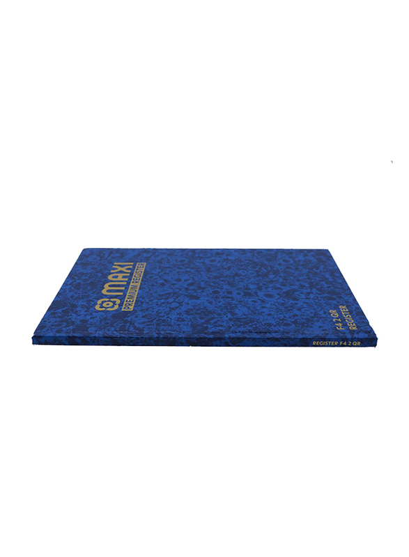 Delight Maxi Premium Register Ruled Notebook Set, 2QR, 13 x 10 inch, 96 Pages x 2 Pieces, Blue