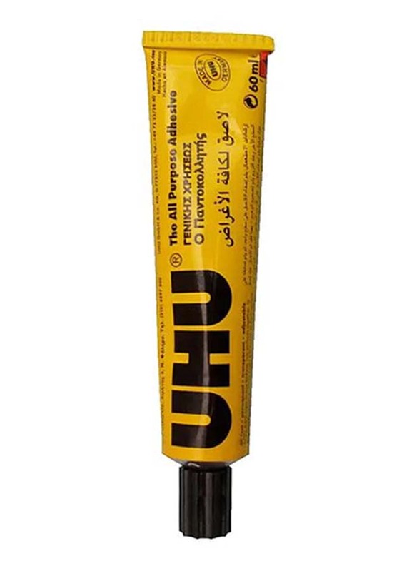 UHU All Purpose Adhesive, 60ml, Transparent