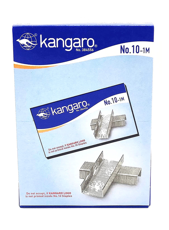 Kangaro 1m No.10 Staples, 20 Box, Silver