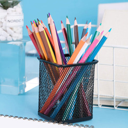 Deli Superwing Coloured Pencil Set with Sharpener, 24-Piece, Multicolour