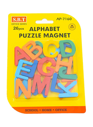SBT 26-Piece Alphabet Magnetic Puzzle, Ages 2+, Multicolour