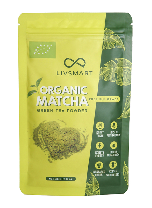 LivSmart Organic Matcha Green Tea Powder, 100g