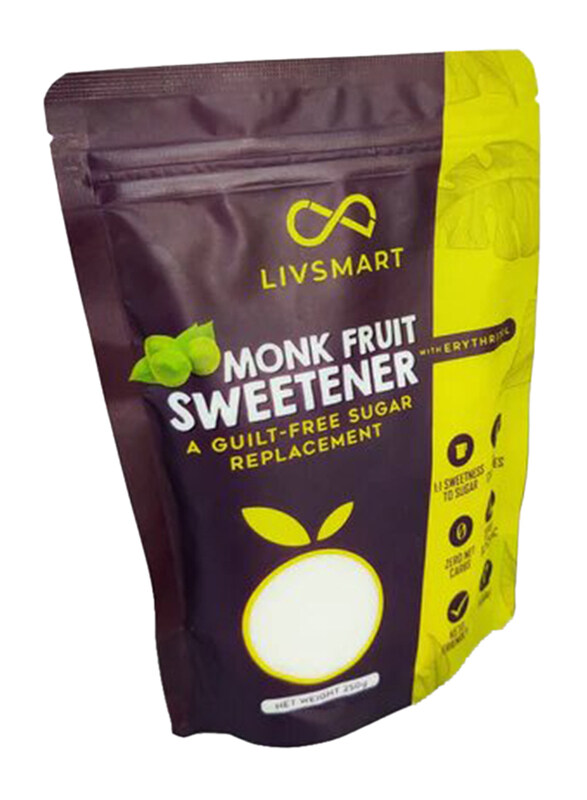 

Livsmart Monk Fruit Sweetener, 250gm