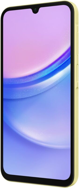 Samsung Galaxy A15 LTE, Android Smartphone, Dual SIM Mobile Phone, 6GB RAM, 128GB Storage, Yellow (UAE Version)