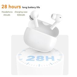 Honor Choice Earbuds X3 Lite 28 Hours Battery Life Glazed White