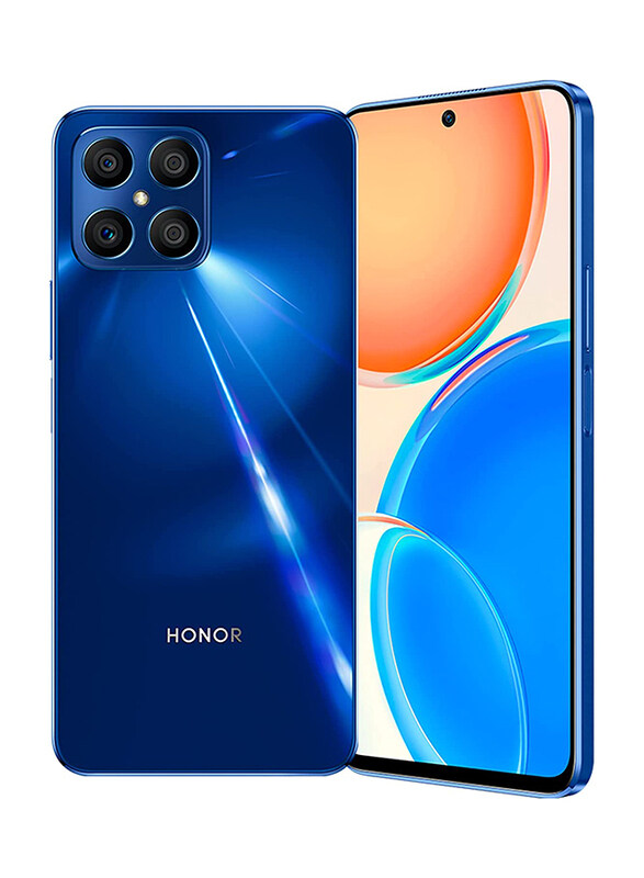 

Honor X8 128GB Blue, 6GB RAM, 4G LTE, Dual SIM Smartphone