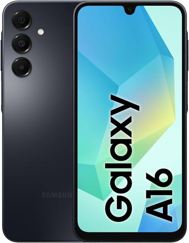 

Samusng Samsung Galaxy A16 LTE, Android Smartphone, Dual SIM Mobile Phone, 4GB RAM, 128GB Storage, Black (UAE Version)