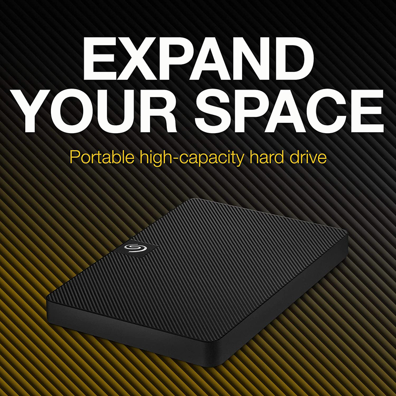 Seagate 2TB HDD Expansion External Portable Hard Drive, USB 3.0, STKM2000400, Black