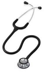 3M Littmann Classic II S.E. Stethoscope, Black Tube, 28 inch, 2201