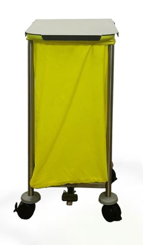 Dirty Linen Square Trolley- green