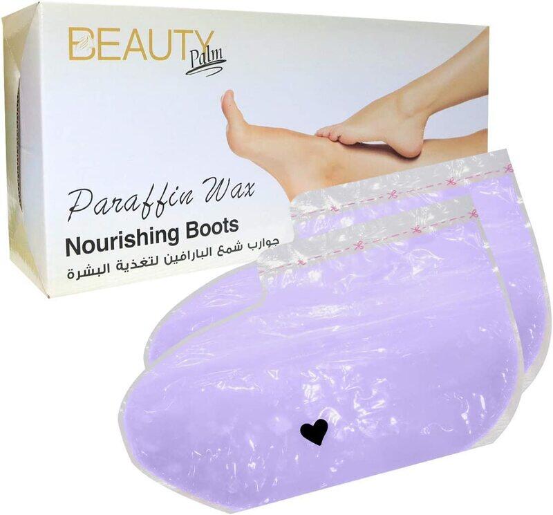 

Beauty Palm Paraffin Wax Foot Boots, 6 Pieces, Lavender
