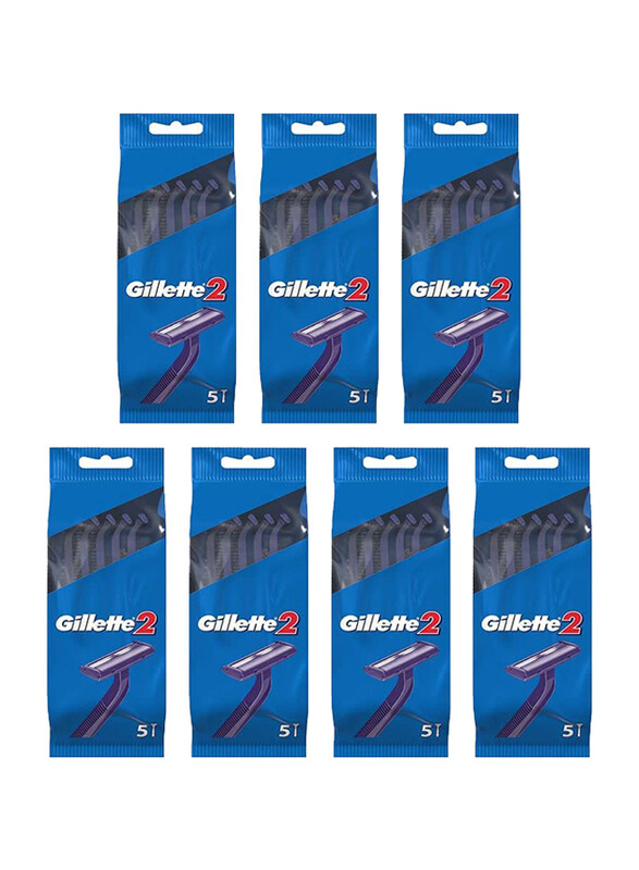 

Gillette G2 Disposable Shaving Razor Blades, 35 Pieces