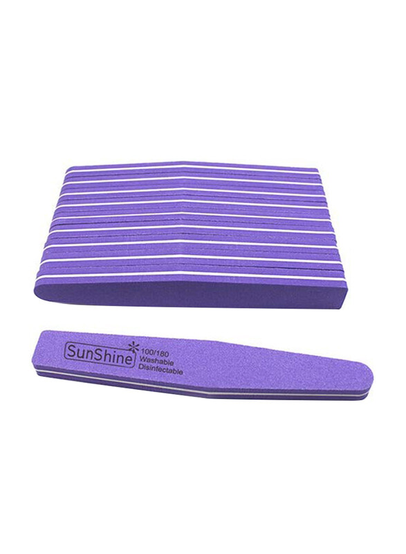 

8.PM Nail Files & Sanders Set, 10 Pieces, Purple