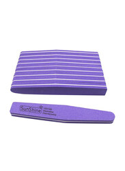 8.PM Nail Files & Sanders Set, 10 Pieces, Purple