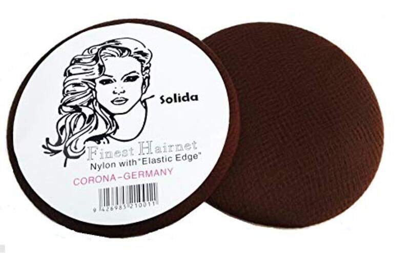 

Solida Hairnet Black Hairnet Nylon with Elastic Edge, 144 Pieces