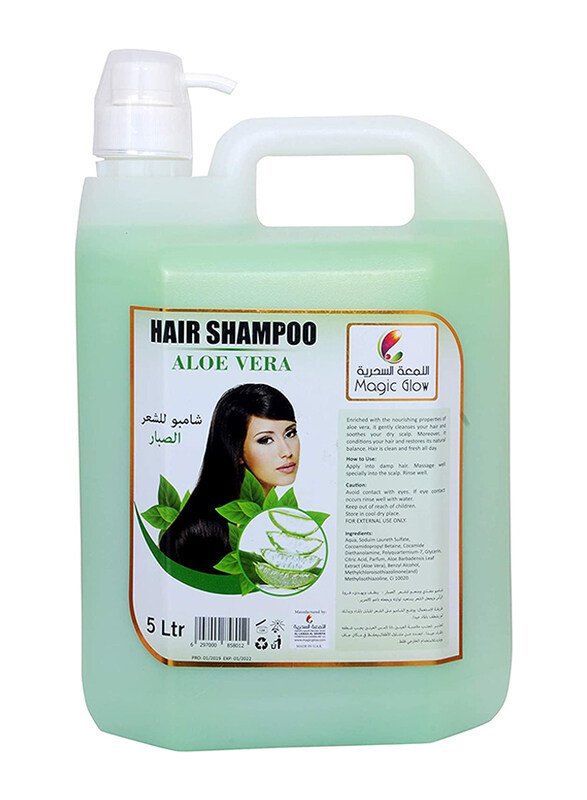 

Magic Glow Aloe Vera Hair Shampoo for All Hairs Types, 5 Liters