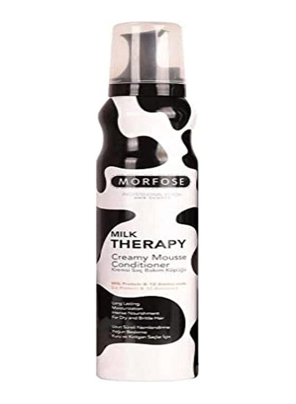 

Morfose Milk Therapy Creamy Hair Mousse Conditioner for Damaged Hair, 200ml