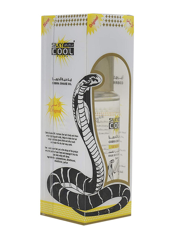 

Silky Cool Hair Splits Ends Care Cobra Snake Oil for Anti Hair fall, 60ml