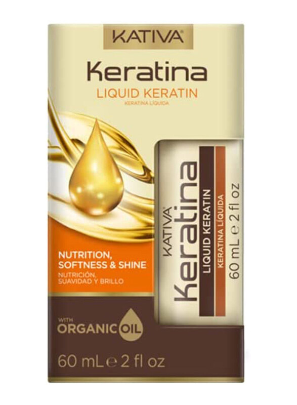 

Kativa Keratina Lquida Keratin Hair Oil for All Hair Types, 60ml