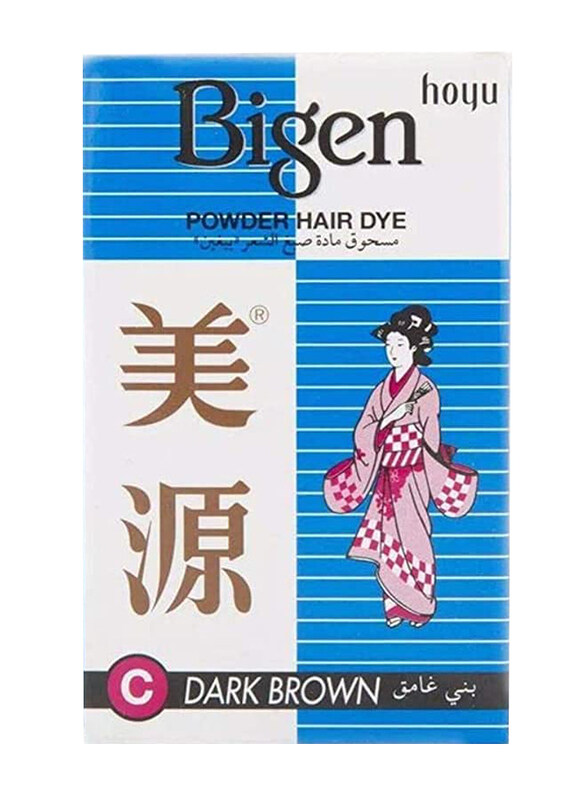 

Bigen Powder Hair Dye, 6g, Dark Brown C