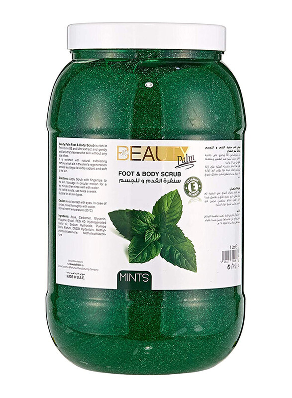 

Beauty Palm Mint Foot & Body Scrub, 4 Liters