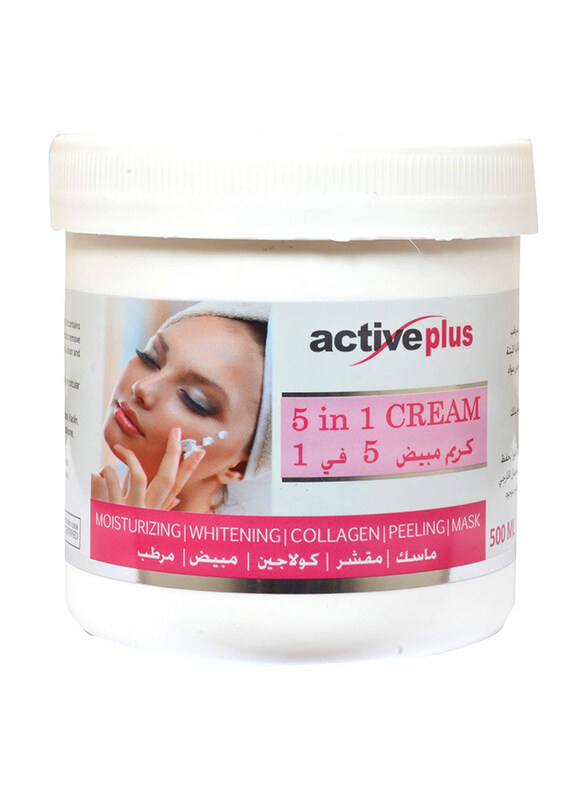 

Active Plus 5 In 1 Whitening Cream, 500ml